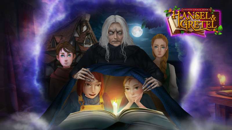 Обложка Amanda's Magic Book 5: Hansel and Gretel