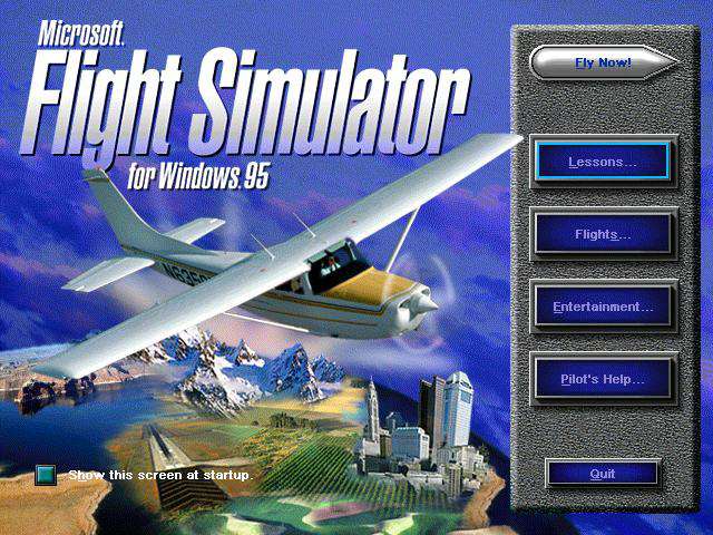 Обложка Microsoft Flight Simulator for Windows 95