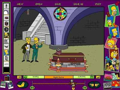 первый скриншот из The Simpsons Cartoon Studio