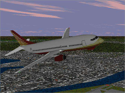 первый скриншот из Microsoft Flight Simulator for Windows 95