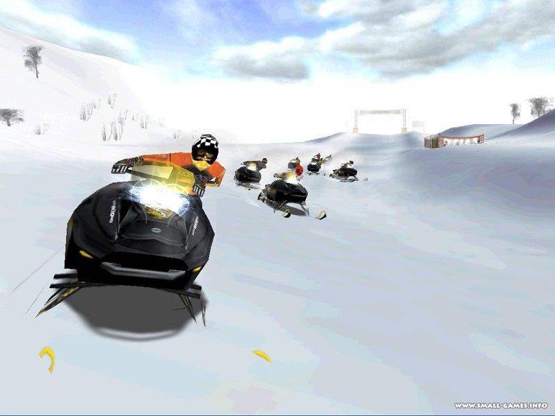 Игра гонки на снегоходах. Ski-Doo x-Team Racing. Ski Doo Team Racing. Ski-Doo: снежный экстрим / Ski-Doo x-Team Racing (2001) PC. Гонки на снегоходах.
