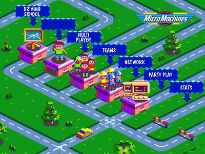 первый скриншот из Micro Machines V3