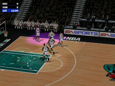 второй скриншот из NBA Live 2000