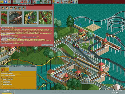 первый скриншот из RollerCoaster Tycoon / Магнат страны развлечений