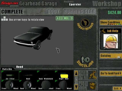 второй скриншот из Snap-on presents Gearhead Garage: The Virtual Mechanic / Супер Механикс