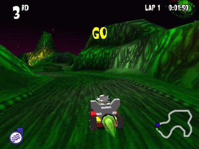 четвертый скриншот из Lego Racers