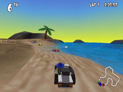 третий скриншот из Lego Racers