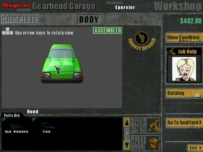 четвертый скриншот из Snap-on presents Gearhead Garage: The Virtual Mechanic / Супер Механикс