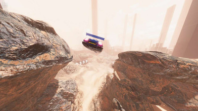 четвертый скриншот из Hovercars 3077: Underground Racing