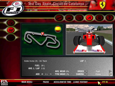 второй скриншот из F1 Manager 2000