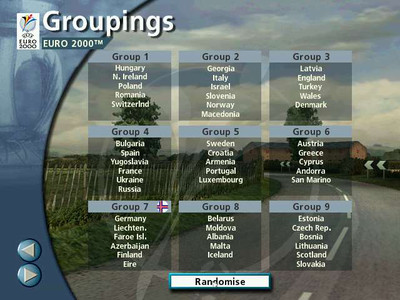 третий скриншот из UEFA Euro 2000