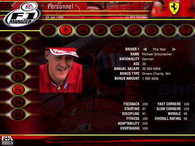 третий скриншот из F1 Manager 2000