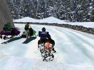 третий скриншот из Snowmobile Racing