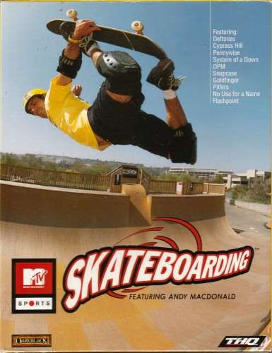 Обложка MTV Sports: Skateboarding