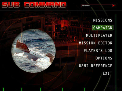 четвертый скриншот из Sub Command: Akula Seawolf 688