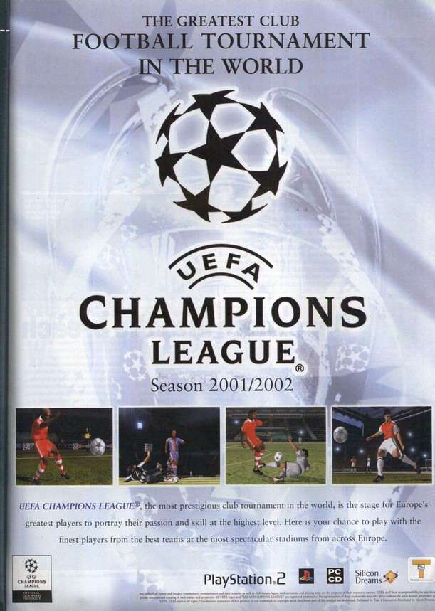 Обложка UEFA Champions League Season 2001/2002