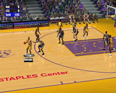 первый скриншот из NBA Live 2001