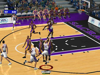 второй скриншот из NBA Live 2001