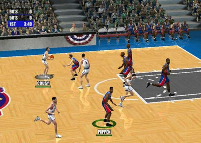 третий скриншот из NBA Live 2001