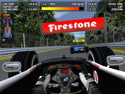 второй скриншот из F1 World Grand Prix 2000