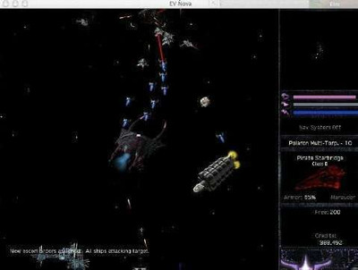 второй скриншот из Escape Velocity Nova + Polycon Mod