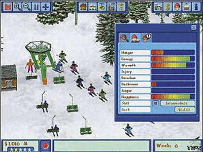 второй скриншот из Ski Resort Tycoon II (2) / Магнат горнолыжного курорта 2