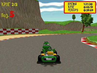 первый скриншот из Crazy Chicken: Kart XXL / Moorhuhn: Kart XXL / Морхухн. Легенды картинга