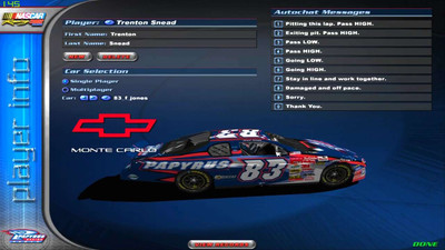 четвертый скриншот из Nascar Racing Season 2002