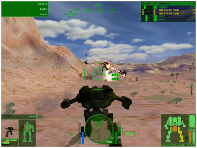 третий скриншот из Mech Warrior 4: Mercenaries + IS_pack + Clan_pack + Mek_Tek / Боевые роботы