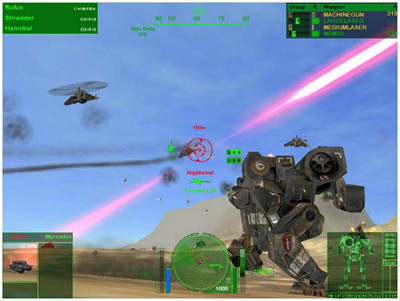 второй скриншот из Mech Warrior 4: Mercenaries + IS_pack + Clan_pack + Mek_Tek / Боевые роботы