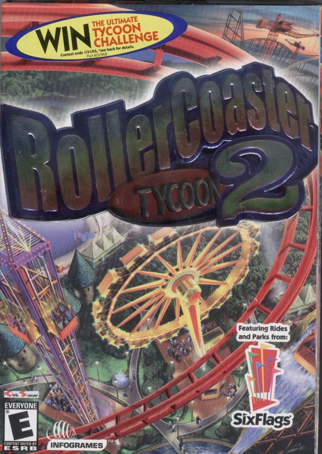 Обложка RollerCoaster Tycoon 2 + Wacky Worlds