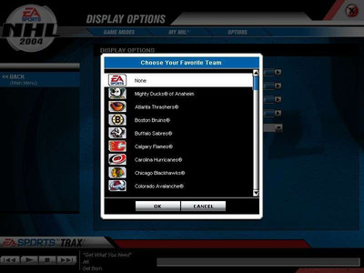 второй скриншот из NHL 2004