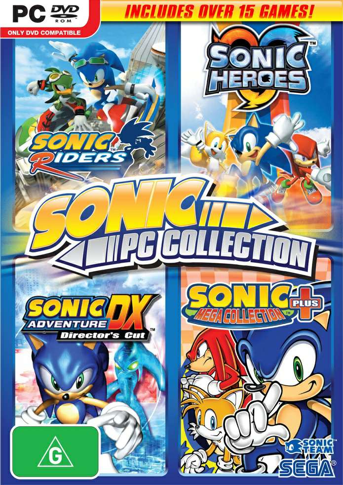Обложка Sonic PC Collection