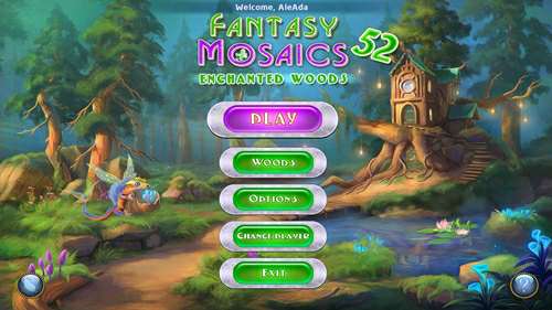 Fantasy Mosiacs 52: Enchanted Woods