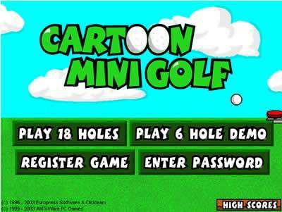 второй скриншот из Cartoon Mini Golf