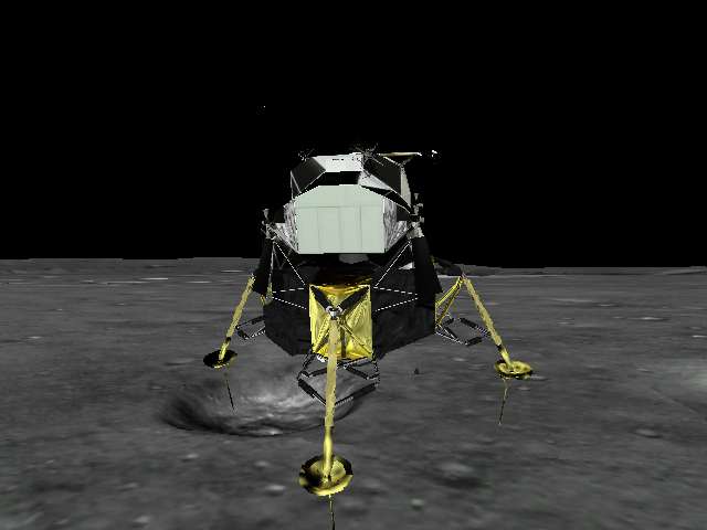 Обложка Eagle Lander 3D. Симулятор прилунения посадочного модуля Аполло