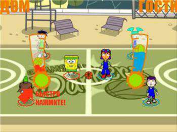 четвертый скриншот из Spongebob SquarePants & Friends: Basketball / Губка Боб и друзья играют в баскетбол