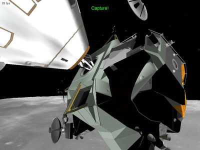 первый скриншот из Eagle Lander 3D. Симулятор прилунения посадочного модуля Аполло