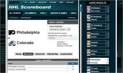 первый скриншот из NHL 2004 + Mod: Best PC hockey 2009