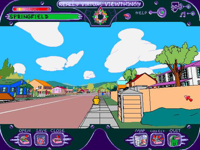 второй скриншот из The Simpsons: Virtual Springfield