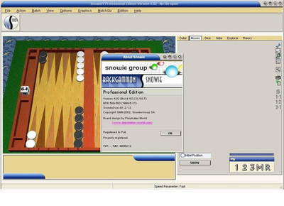 второй скриншот из Backgammon Snowie