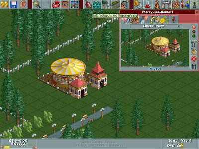 первый скриншот из Roller Coaster Tycoon