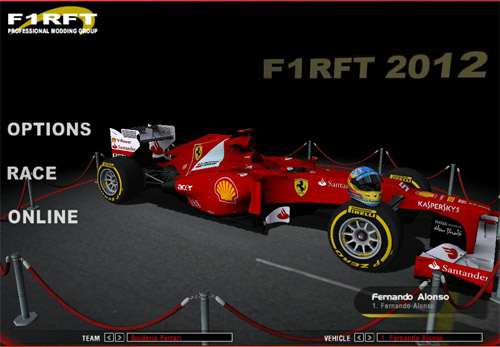 F1 RFT 2012+TrackPack RFT2012