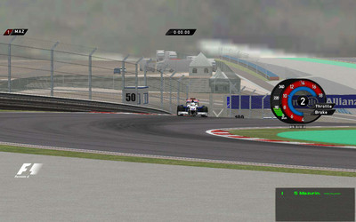 второй скриншот из rFactor - F1 2009 RRC