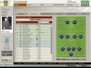 первый скриншот из FIFA Manager 06-07 + чемпионат России