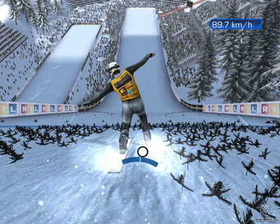 второй скриншот из RTL Ski Jumping 2007 / RTL Skispringen 2007 / RTL Лыжный трамплин 2007
