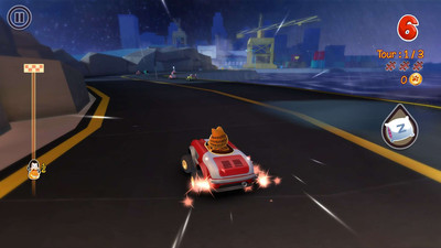 второй скриншот из Антология Garfield Kart, Garfield Kart: Furious Racing