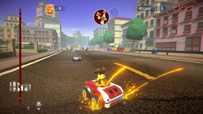 четвертый скриншот из Антология Garfield Kart, Garfield Kart: Furious Racing