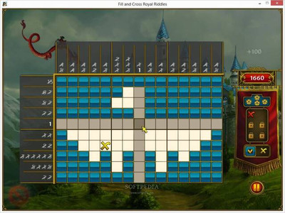 четвертый скриншот из Royal Riddles. Fill and Cross / Загадки королевства. Угадай картинку