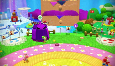 четвертый скриншот из Yoshi's Woolly World